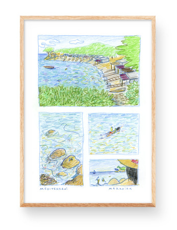 Print illustration mediterrani
