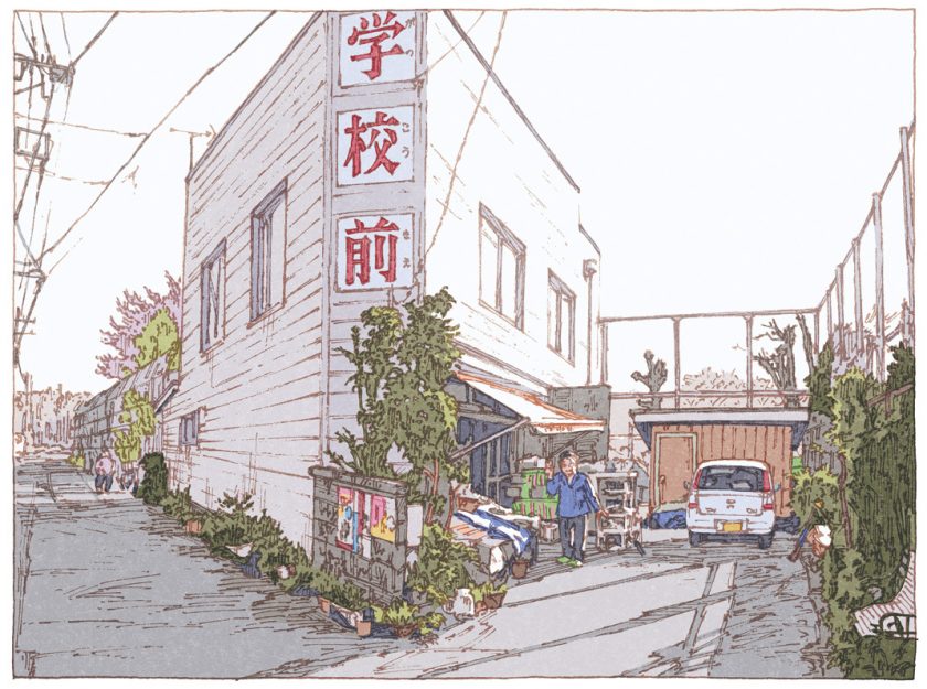 Tokyo Shinji Tsuchimochi ukiyo-e