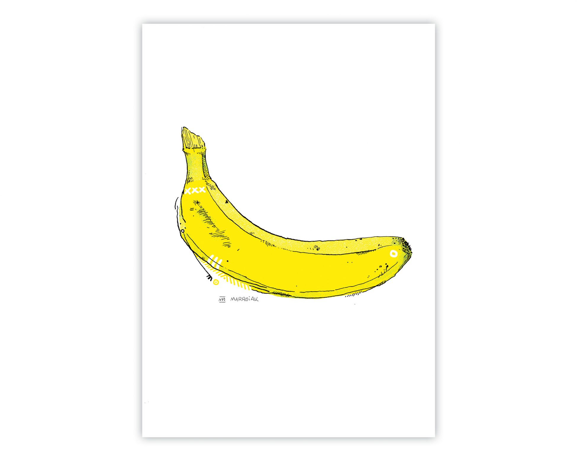 Venta online de una ilustración de una banana