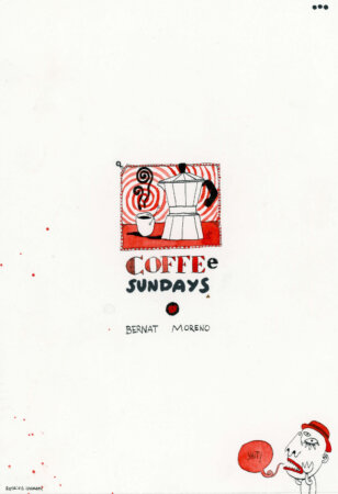 Original red coffee art auction