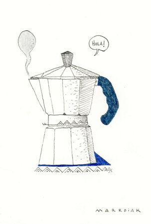 Cafetera minimalista rarita original subasta