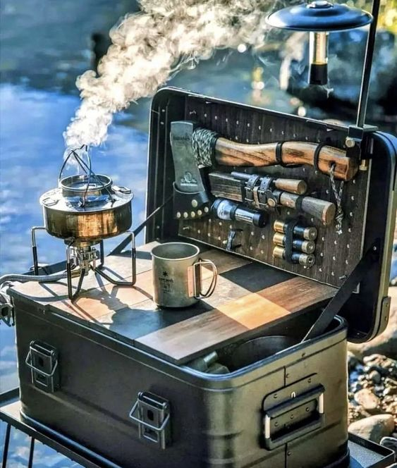 Cafetera para camping