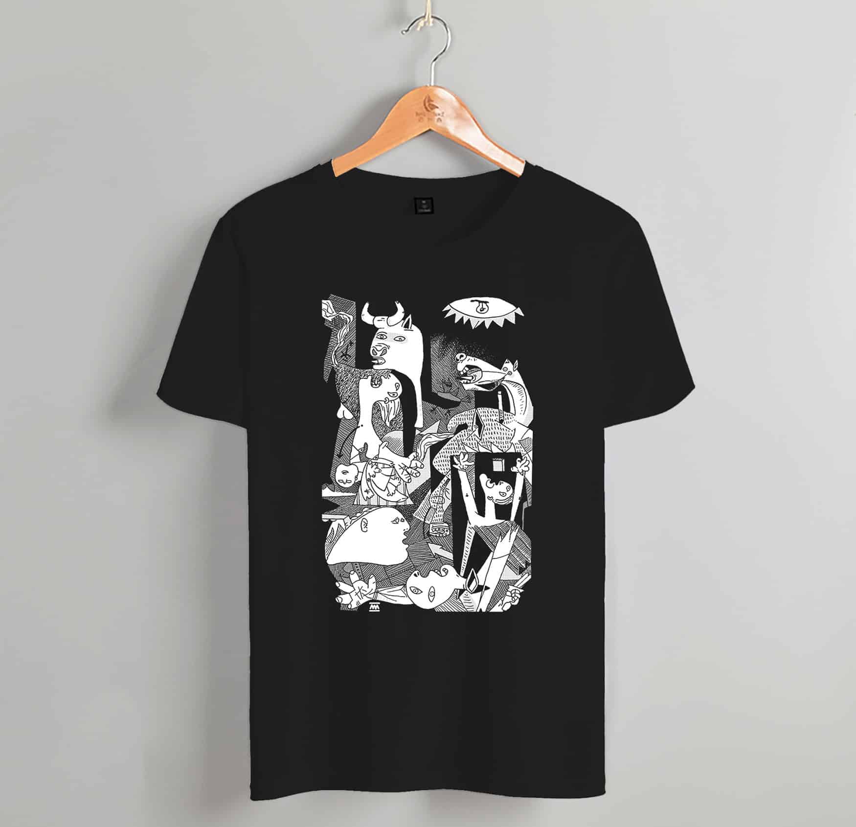 juicio Emulación novedad Camiseta Guernica | Impresión artesanal y algodón orgánico • Marroiak™