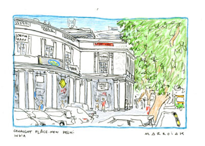 Conaught Place in New Delhi, India