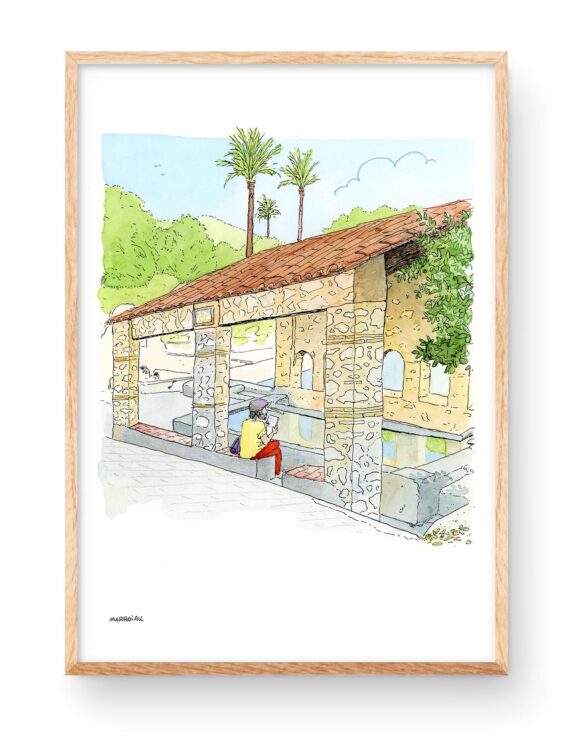 Llavador del pueblo Castellonet de la Conquesta en La Safor, Valencia