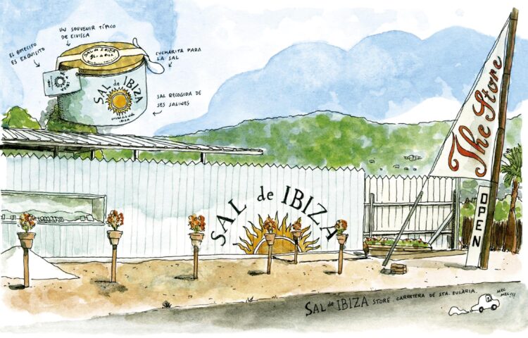 dibujo sal de ibiza santa eularia store