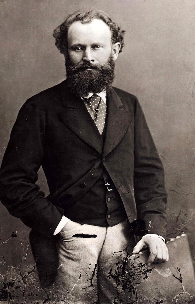 Fotografía retrato del artista francés Édouard Manet