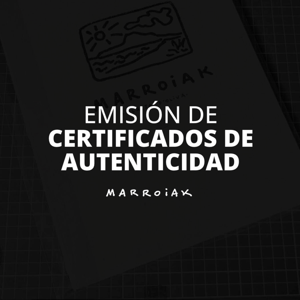 Issuance of certificate of authenticity