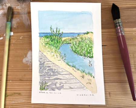 Entraor el tou playa olive original auction