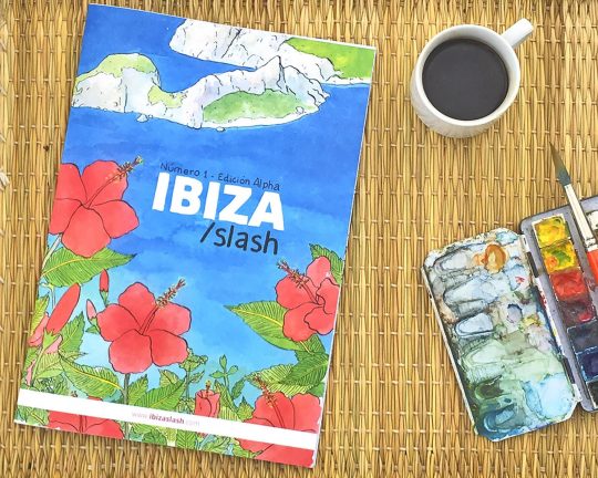 Portada de la revista Ibiza Slash. Ilustración y cómic