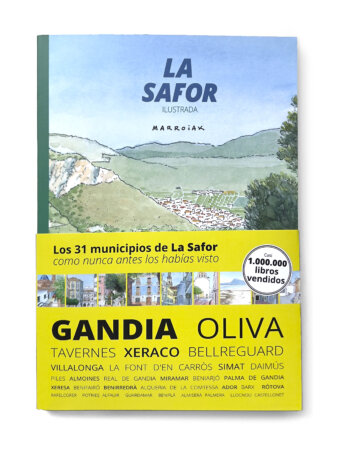 Libro la safor ilustrada dibujos comarca gandia oliva
