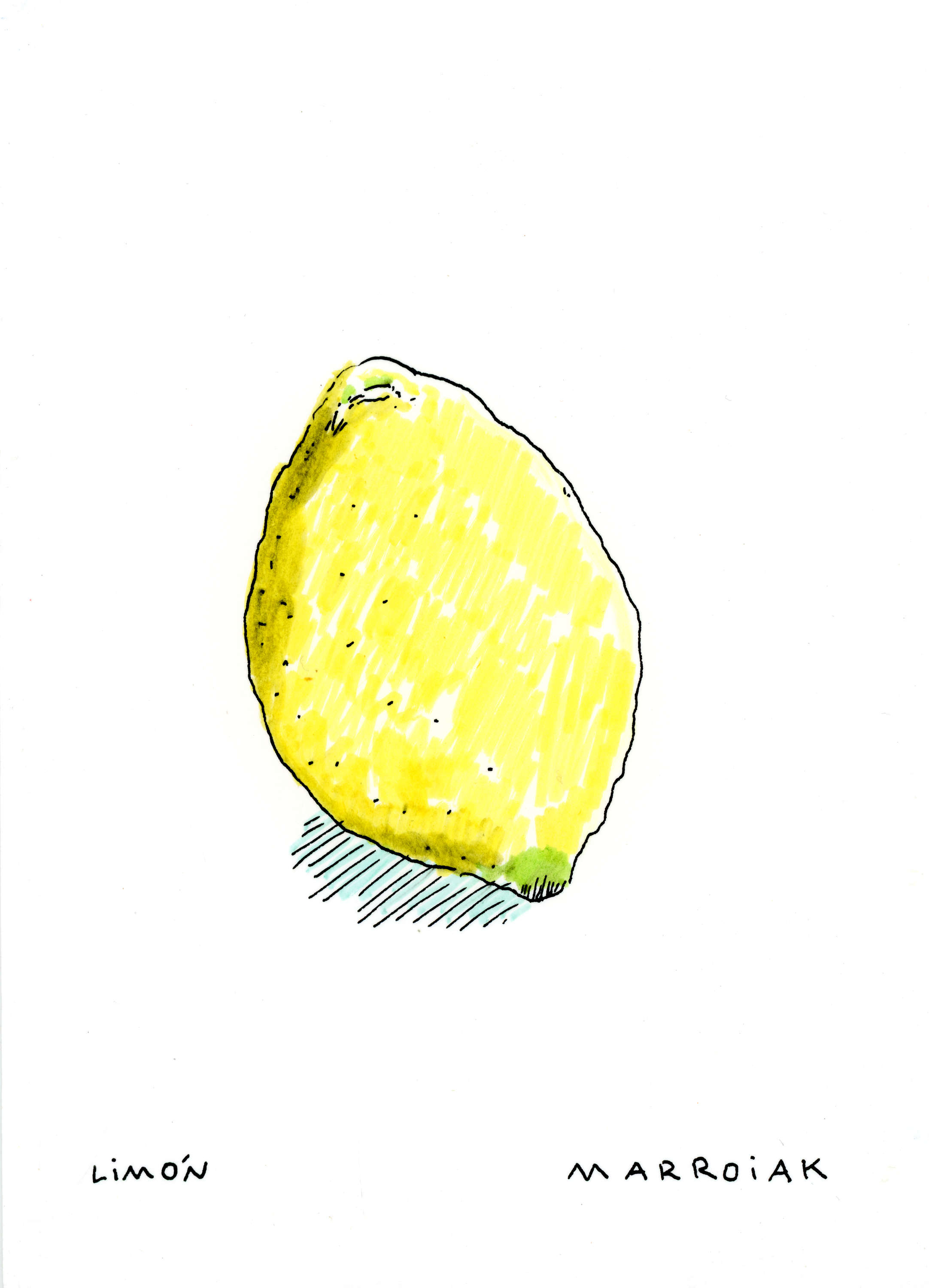 Limon dibujo sencillo original