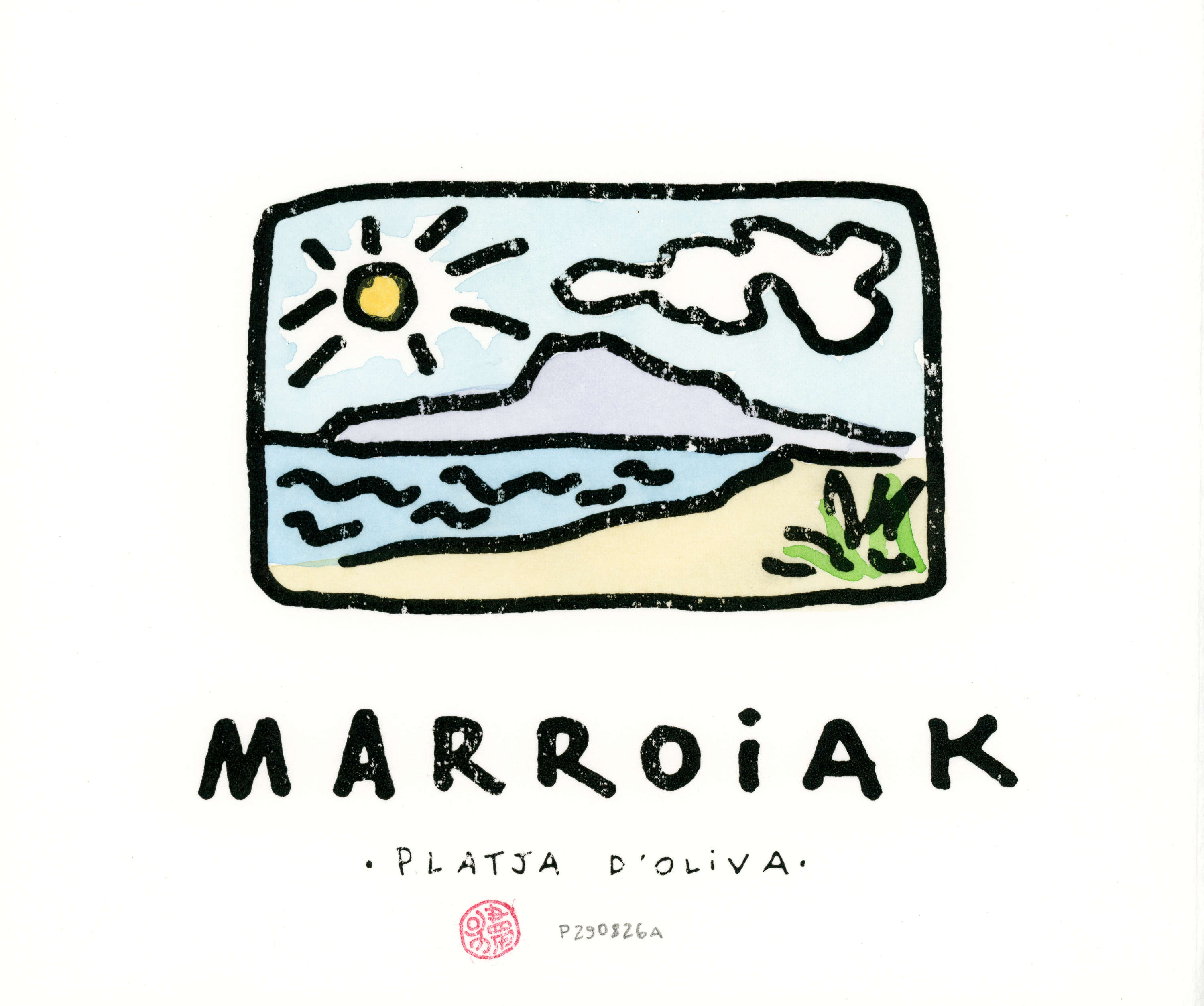 Original logo up for auction Platja Oliva p290826a