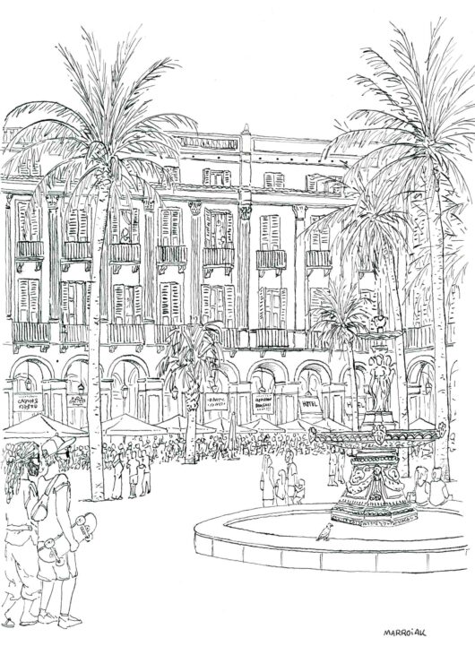 dibujo original original barcelona