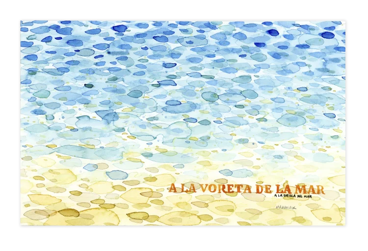 original voreta de la mar olive watercolor