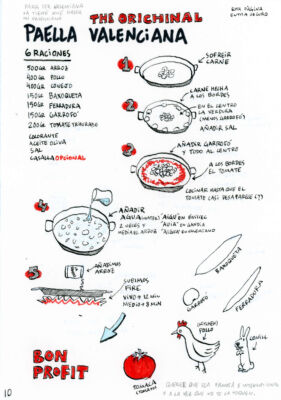 Paella valenciana receta original subasta