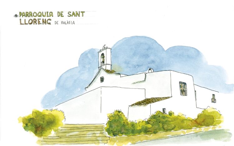 Iglesia parroquia sant llorenç ibiza