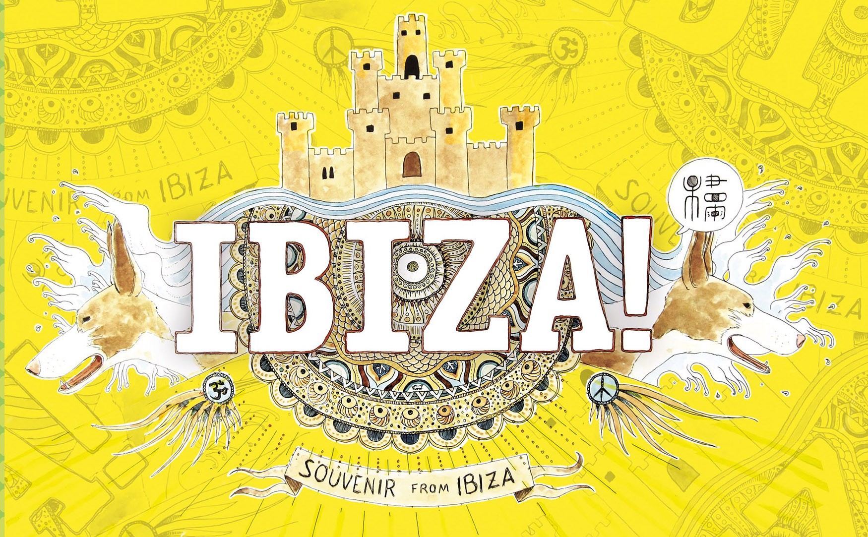 Fotografía de la portada de la guía ilustrada de Ibiza