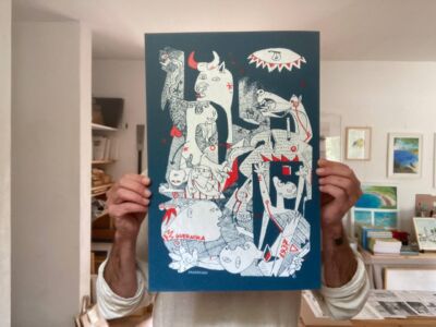 serigrafia custom guernica picasso original en subasta