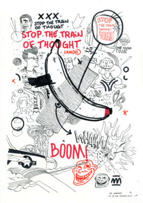 stop the train of thought original en subasta