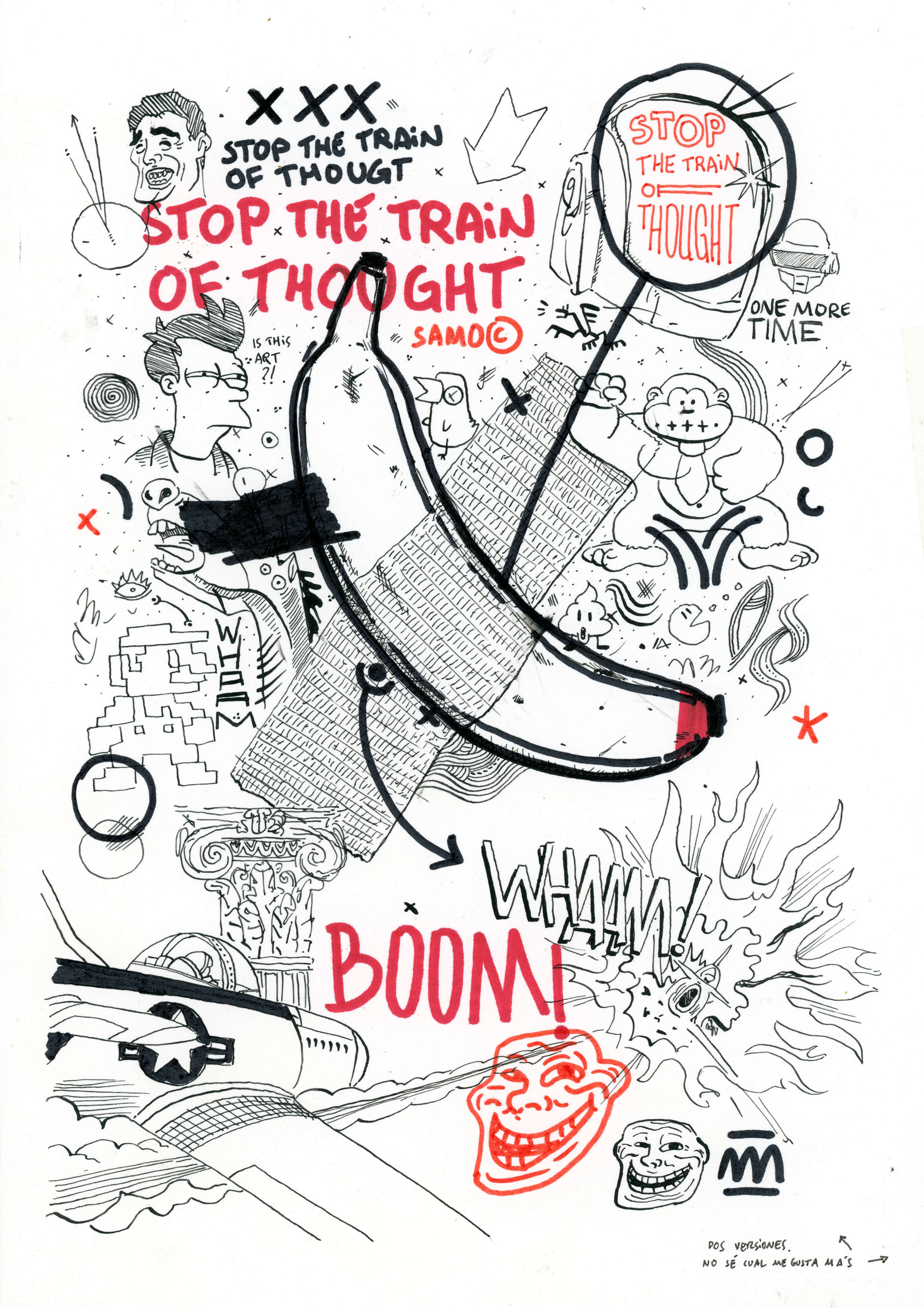 stop the train of thought original en subasta