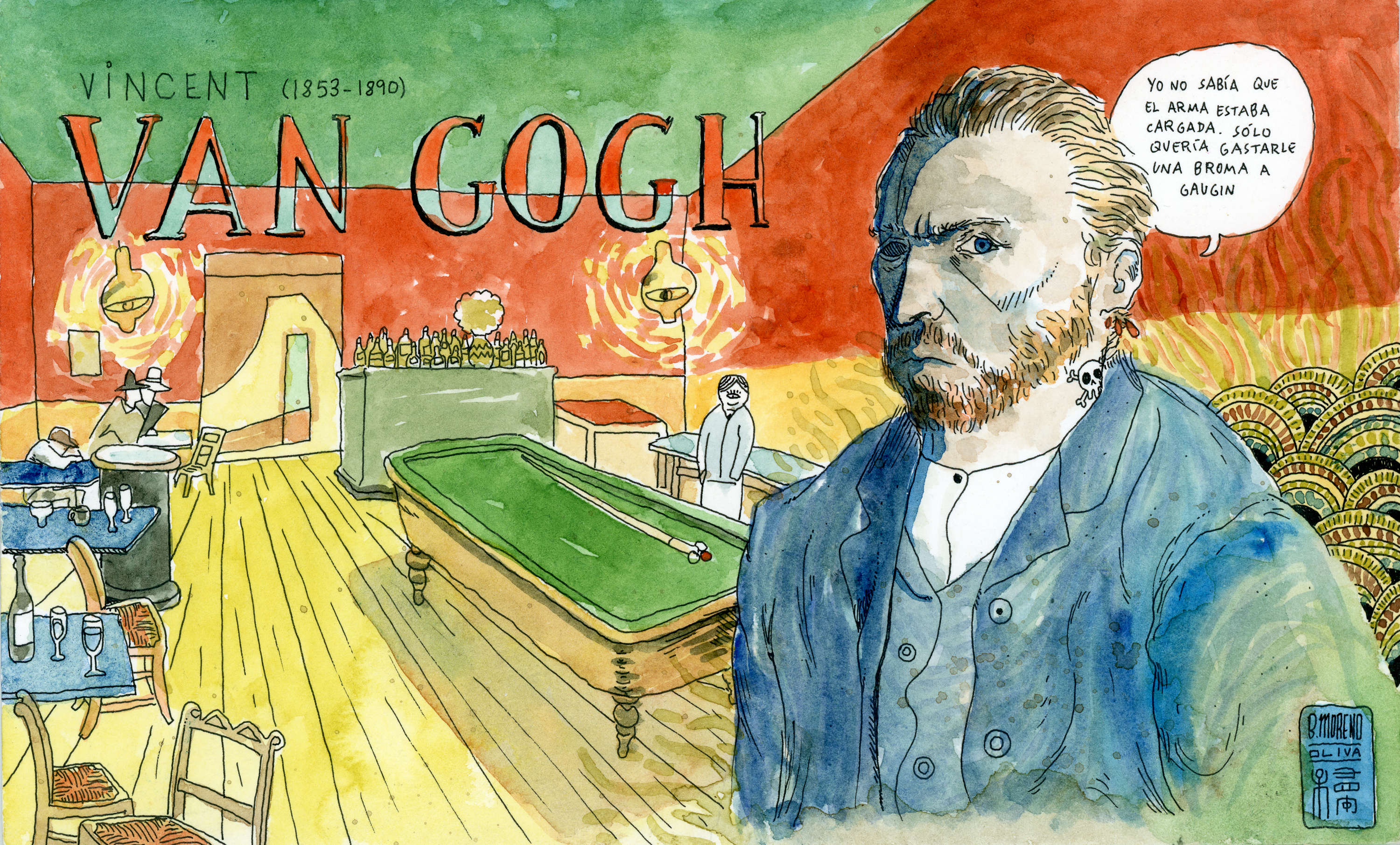 Van Gogh remix original drawing up for auction