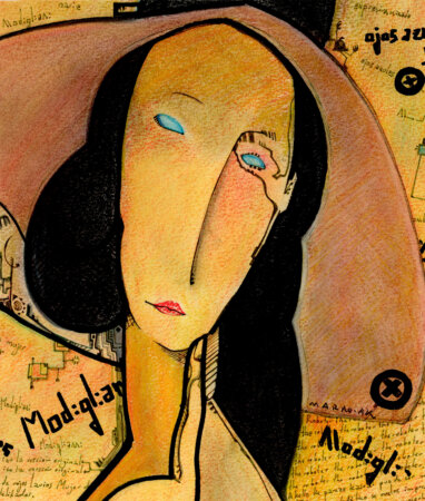 Version modigliani en subasta original arte