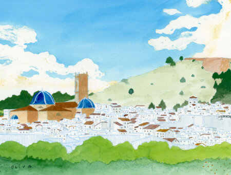 Original unfinished olive view auction